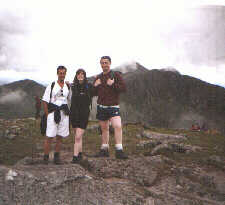 Me, Louise, Charlie with Ben Cruachan in the background, 94