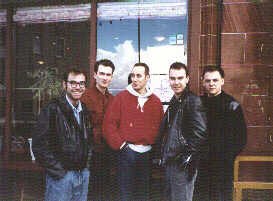 Willie, Mac, Neil, Mick and Jim in Largs, 90